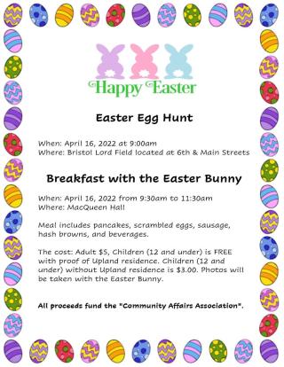Easter Egg Hunt & Breakfast with the Easter Bunny