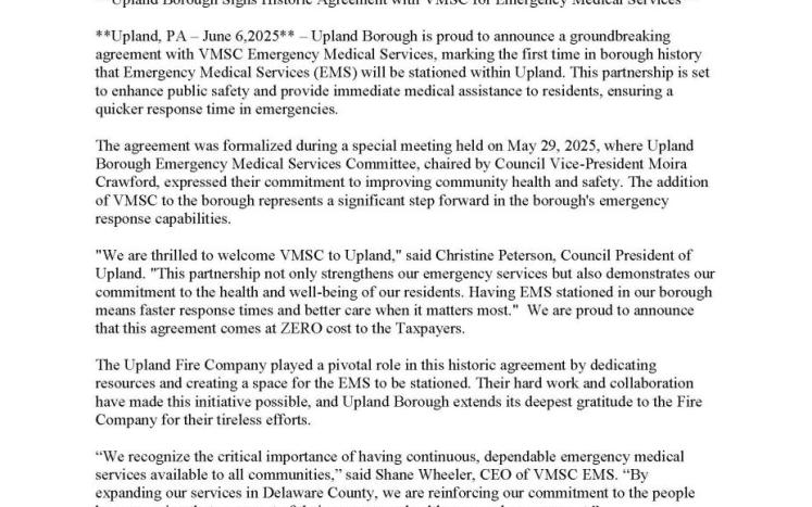 VMSC Agreement
